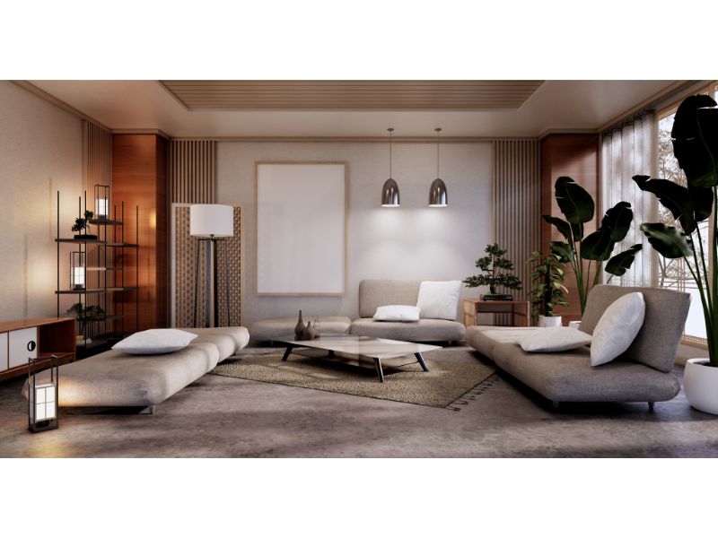 Salon convivial et esthétique