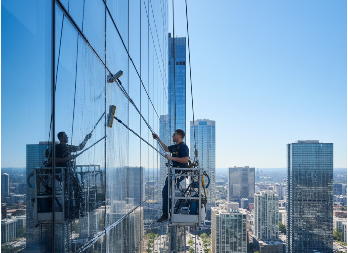 Nettoyage de vitres complexes : quels équipements pour un résultat impeccable ?