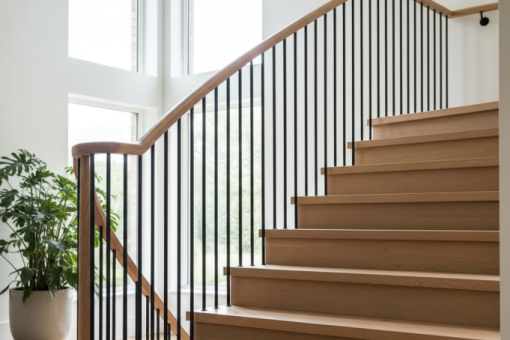 Rampes d&rsquo;escalier : quel matériau choisir pour allier sécurité et esthétisme ?