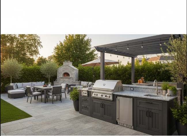 Cuisine extérieure  : 3 designs tendance pour votre jardin