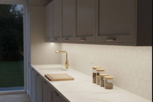 Éclairage sous meubles hauts : pratique et esthétique