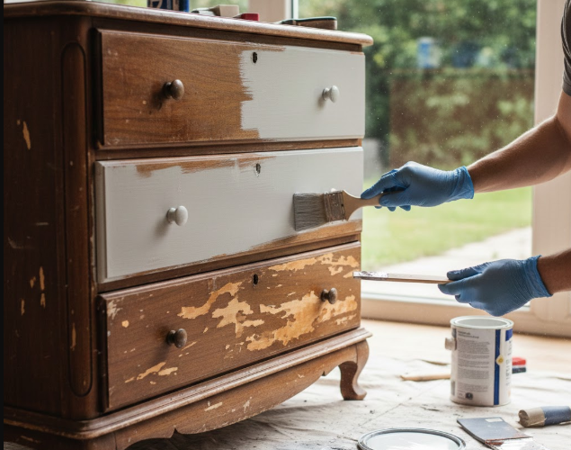 Repeindre un meuble vernis : le défi est-il possible à relever
