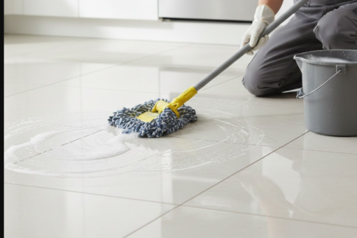 Comment nettoyer et entretenir un sol en carrelage peint ?
