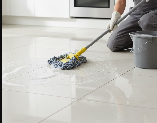 Comment nettoyer et entretenir un sol en carrelage peint ?