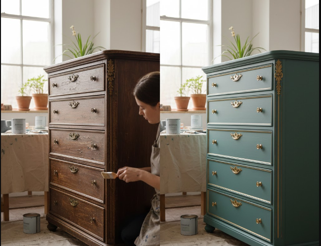 Comment repeindre un meuble sans poncer ?