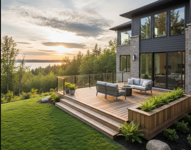 Construction de patio : les avantages du bois pour un confort naturel