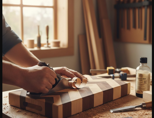 Bricolage bois : fabriquez une planche à découper design digne d&rsquo;un chef