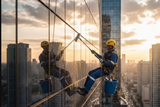 Tarif lavage vitres fin de chantier au m2