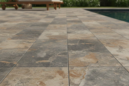 Carrelage aspect pierre calcaire pour luminosité maximale