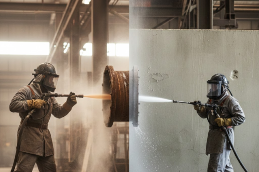 Sablage ou Hydrodécapage : quelle technique pour l’acier ?