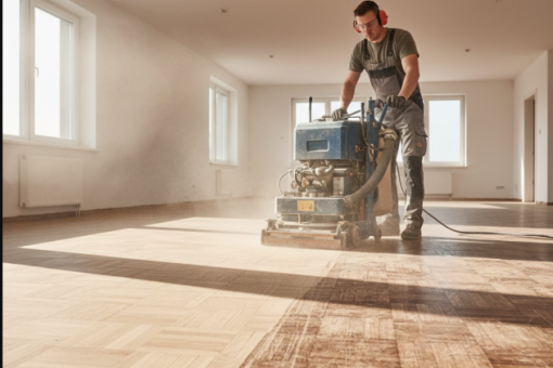 Ponceuse à parquet trio à disques : la finition parfaite