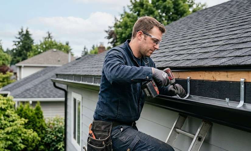 Espacement des crochets de gouttière : la règle des 50cm