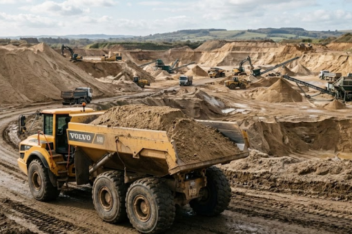 Transport de sable : camion-benne, semi-remorque ou barge ?