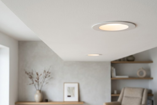 Le spot encastrable extra-plat, la solution pour les faux plafonds bas
