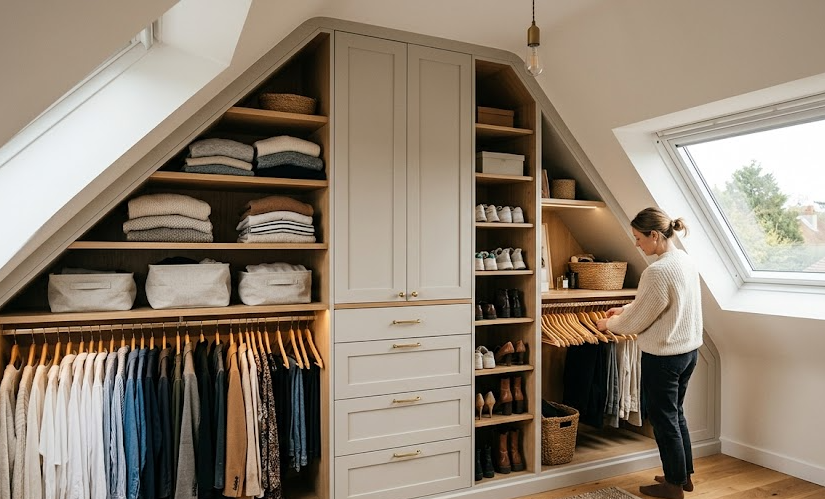 Le guide complet pour un dressing sous pente fonctionnel