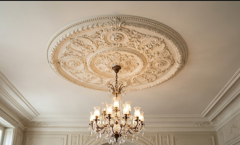 Médaillon de plafond et spot encastré : comment adapter la découpe ?