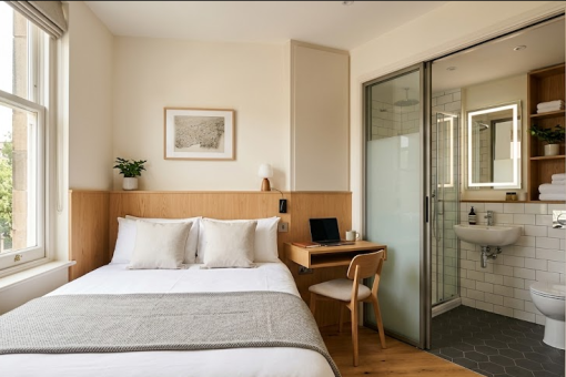 Petite chambre avec salle de bain : nos astuces pour optimiser l&rsquo;espace