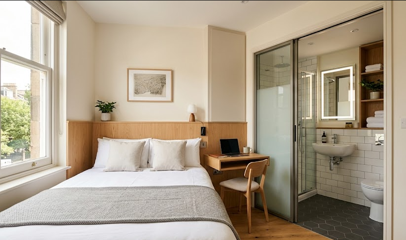Petite chambre avec salle de bain : nos astuces pour optimiser l&rsquo;espace