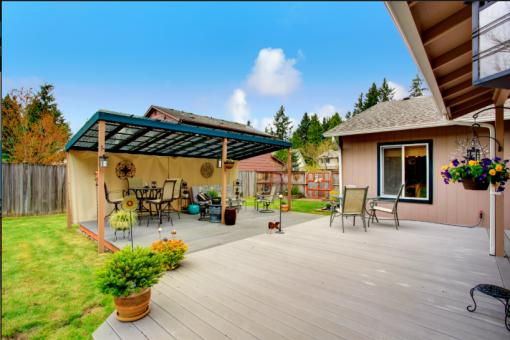 Un aménagement de terrasse pour recevoir en grand