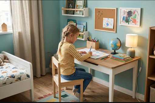 À quel âge installer un bureau dans la chambre de son enfant ?