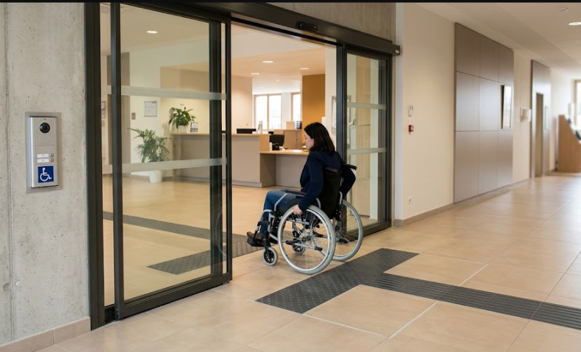 Largeur porte et espace de débattement
