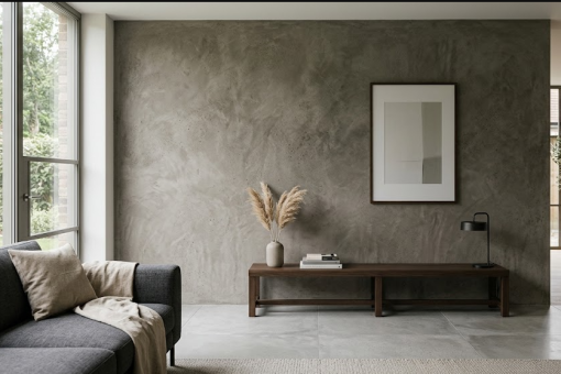 Préparer et appliquer une peinture à effet béton ciré sur vos murs