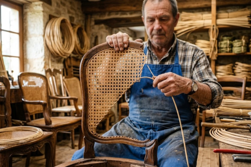 Rempailler et redonner vie à une chaise de campagne