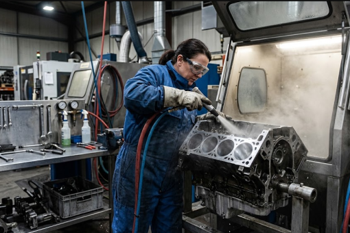 Décaper et protéger ses pièces en aluminium avec le vapor blasting