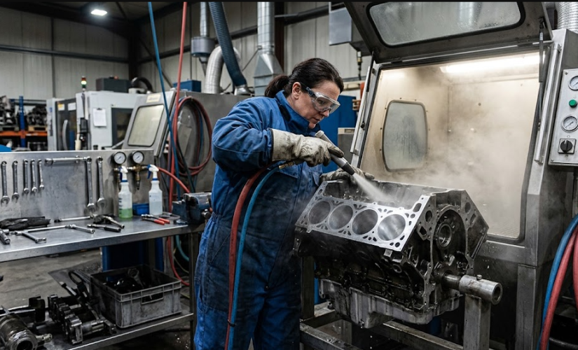 Décaper et protéger ses pièces en aluminium avec le vapor blasting