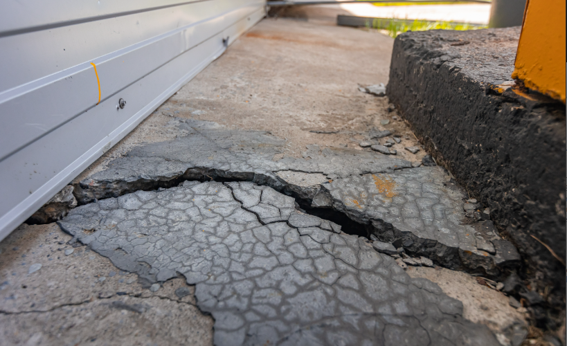 Comment réparer un sol en béton fissuré ou des saignées de plomberie ?
