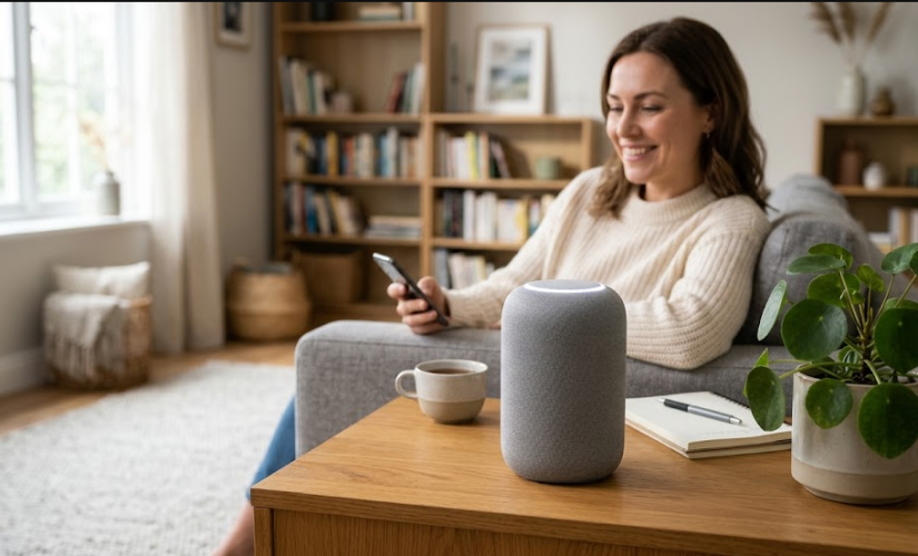 Pilotez votre musique à la voix avec votre enceinte connectée